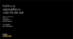 Desktop Screenshot of flier.cz