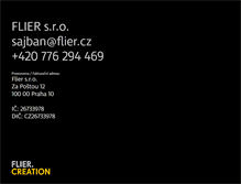 Tablet Screenshot of flier.cz